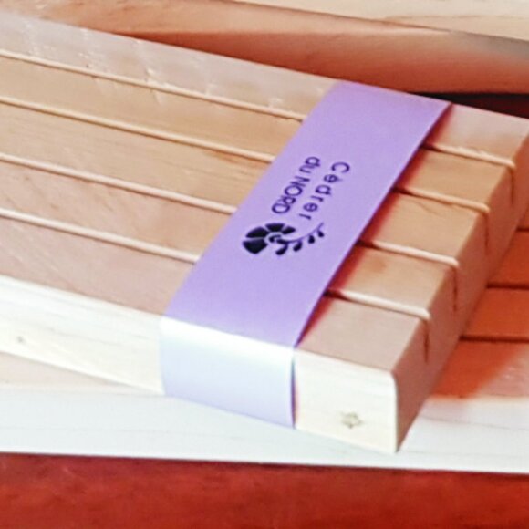 Lot of 22 Handmade Natural Cedar Wood Soap Tray Dish from Canada for resellers - Picture 2 of 5